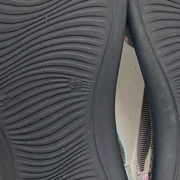 Rieker Anti Stress Multi Shimmer T Strap Sandals Sz 8 - Picture 10 of 12